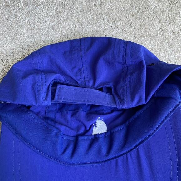 Vintage Nautica Hat Sailing Long Bill 5 Panel Nylon 90s Preppy Summer Outdoor - Picture 4 of 5